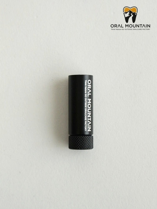 Toothbrush Grip "GRIP" TSUTSU mini #Aluminum Black [OM-TS-ALM-BLK] | ORAL MOUNTAIN