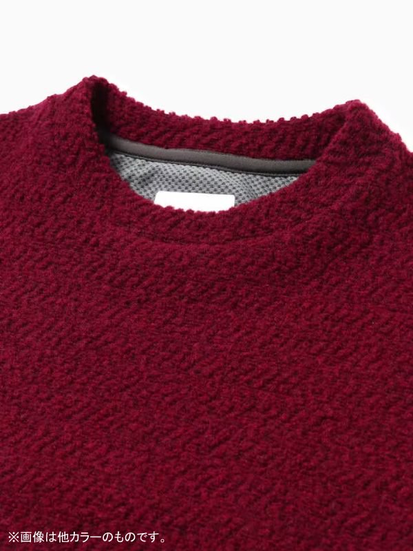 re wool JQ crew neck #khaki [5743284061] ｜andwander