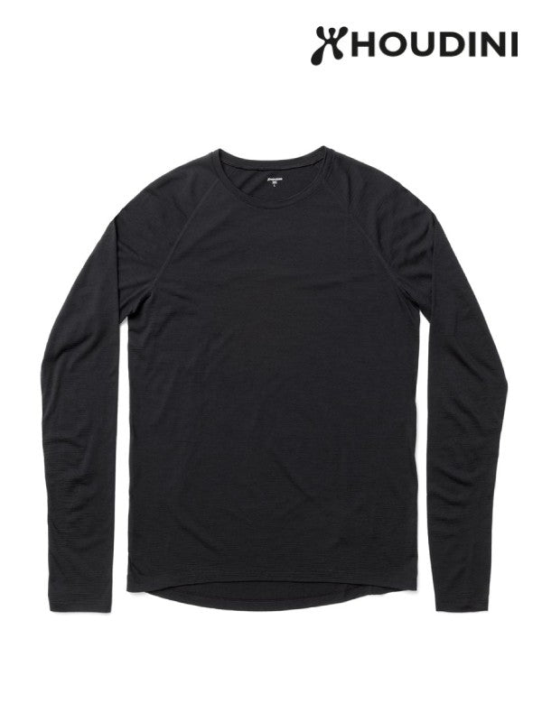 Men's Desoli Light Crew #True Black [840040]｜HOUDINI