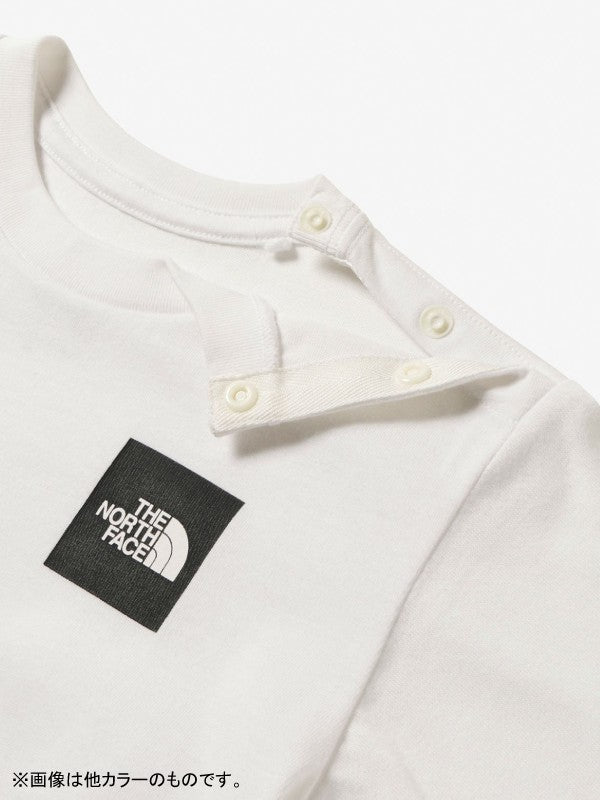 Baby L/S Small Square Logo Tee #MP [NTB32357]｜THE NORTH FACE【Outlet_40】