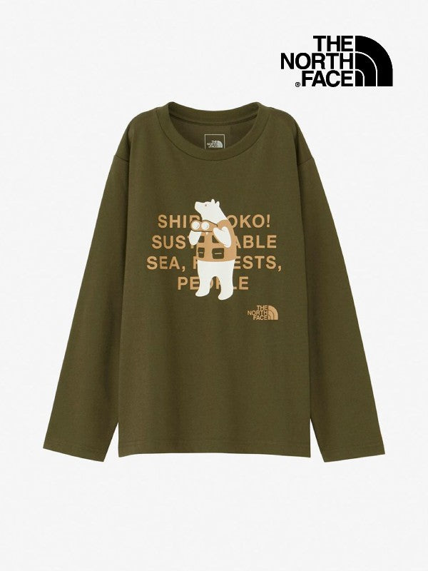 Kid's L/S Shiretoko Toko Tee #NT [NTJ82332ST]｜THE NORTH FACE
