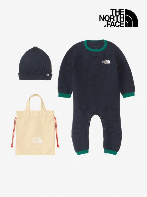 Baby L/S Cradle Cotton Rompers Set #UN [NTB62210]｜THE NORTH FACE