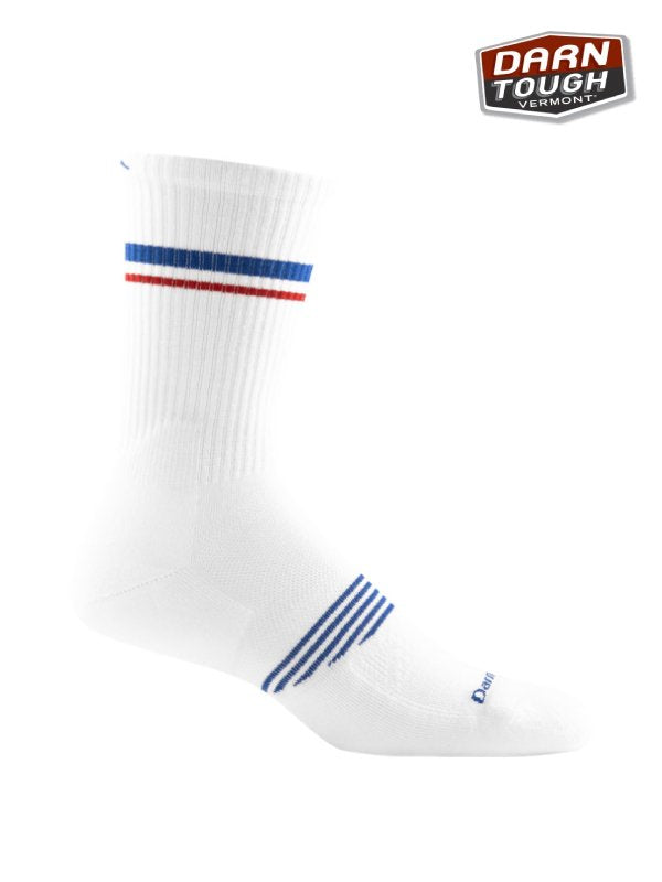 Men's Element Crew Lightweight with Cushion #White [1944110300000]｜DARN TOUGH