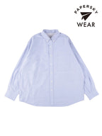 HIKE&BIKE CAVE OXFORD BIG SHIRT #SAX [PS232015]｜PAPERSKY WEAR