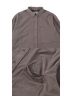 HIKE&BIKE CAVE CORDUROY BIG SHIRT #GRAYGE｜PAPERSKY WEAR