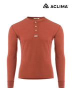 Warmwool Grandad Shirt [M] #Spiced Apple [101717]｜ACLIMA