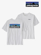 Men's P-6 Logo Responsibili-Tee #WHI [38504] ｜patagonia