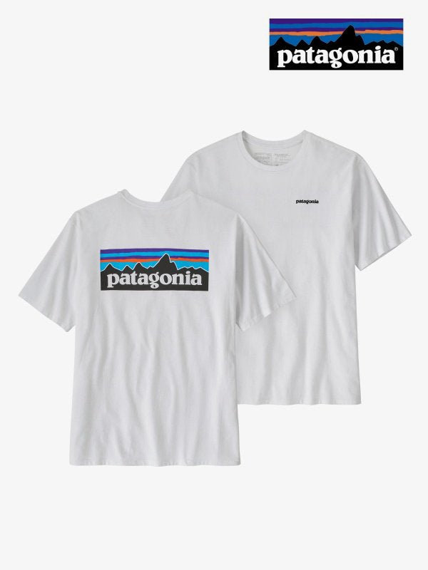 Men's P-6 Logo Responsibili-Tee #WHI [38504] ｜patagonia