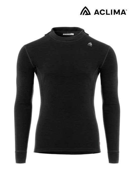 Warmwool Hood Sweater V2 [M] #Jer Black [108452]｜ACLIMA
