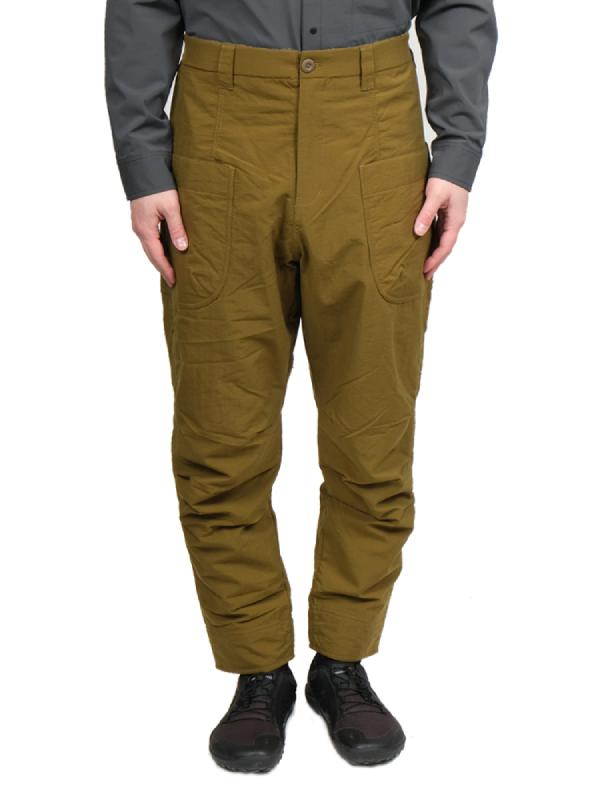 オクタライニングのパンツ #ウグイスチャ [22021]｜AXESQUIN