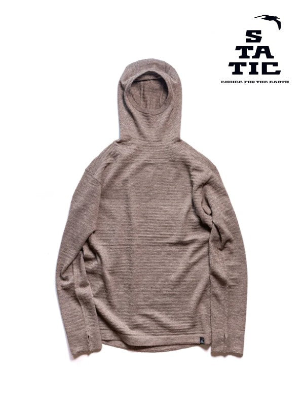 YAK BREEZE PULLOVER #Undyed Mocha [102823]｜STATIC