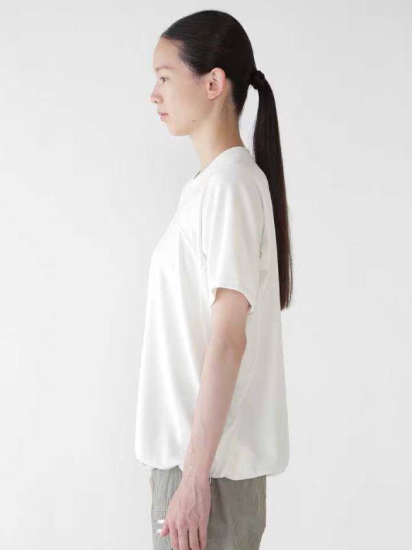 Women's power dry jersey SS T #031/off white [4164137]｜and wander