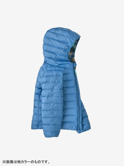 Baby Reversible Down Sweater Hoody #FABE [61372]｜patagonia