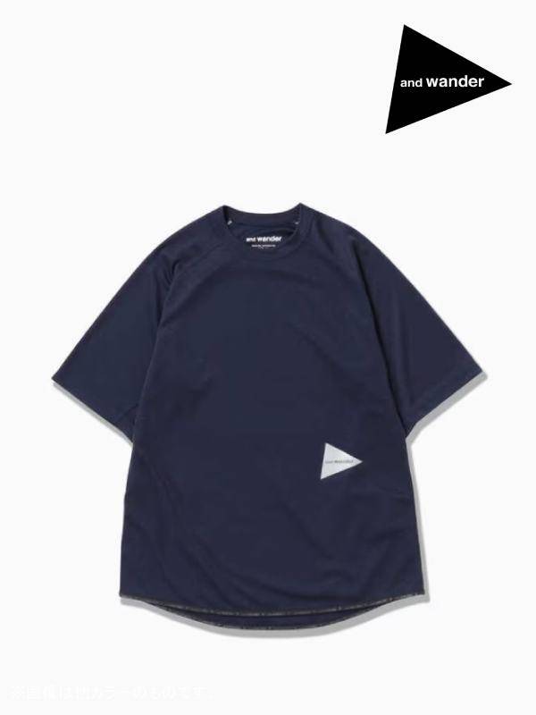 Women's power dry jersey raglan SS T #120/navy [4164135]｜and wander
