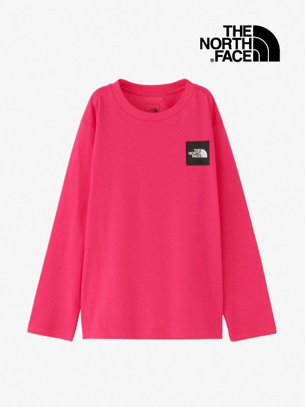 Kid's L/S Small Square Logo Tee #MP [NTJ32357]｜THE NORTH FACE