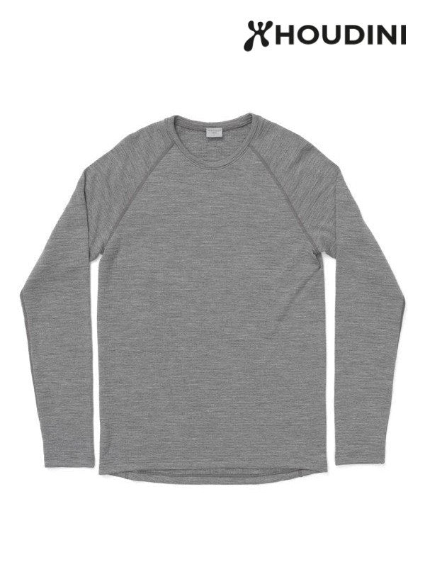 Men's Desoli Thermal Crew #College Grey [840034]｜HOUDINI