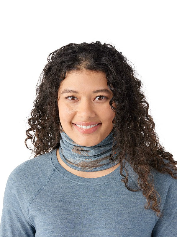 サーマルメリノロングネックゲイター #ピューターマウンテンスケープ [SW65113015]｜Smartwool