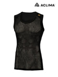 Woolnet Singlet [M] #Jet Black [LIMITED]｜ACLIMA
