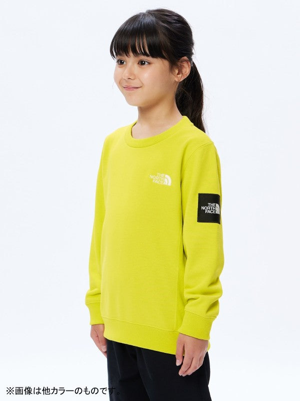Kid's Square Logo Crew #Z [NTJ12117]｜THE NORTH FACE【Outlet_40】