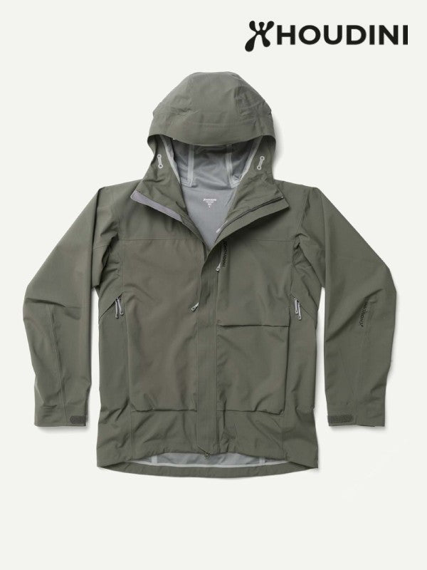 Men's Rollercoaster Jacket #Baremark Green [800060]｜HOUDINI