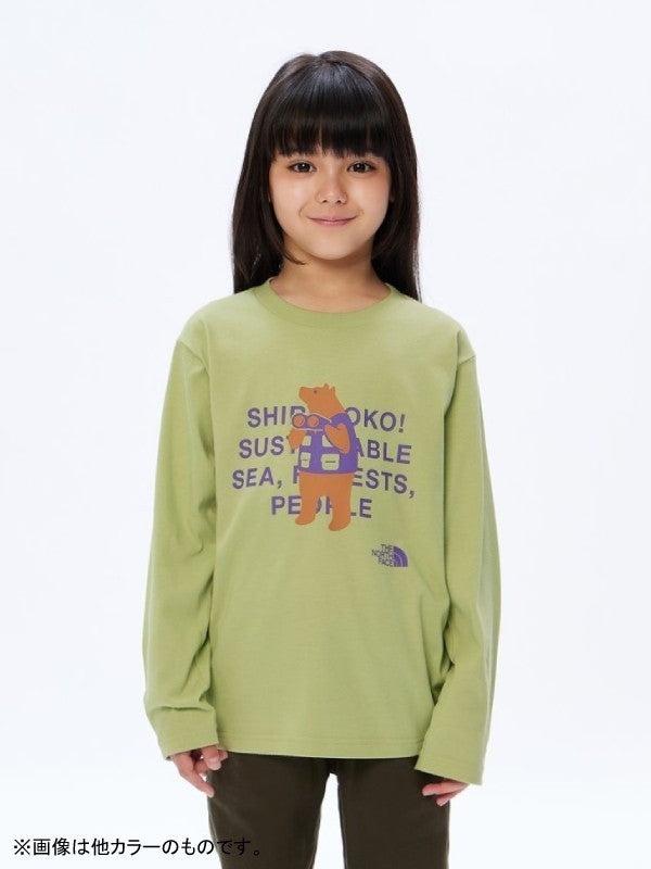 Kid's L/S Shiretoko Toko Tee #NT [NTJ82332ST]｜THE NORTH FACE