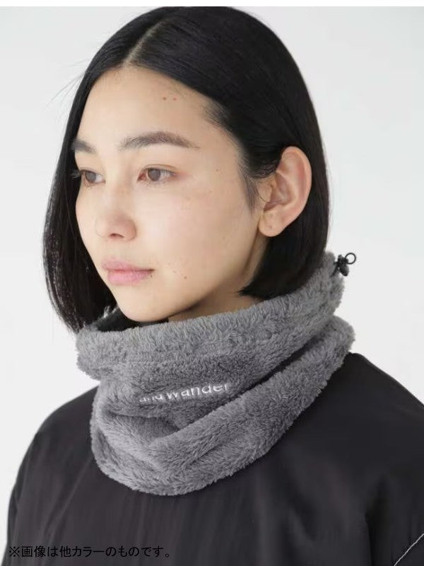 high loft fleece neck warmer #purple [5743277021] ｜andwander