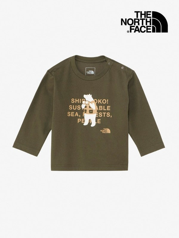Baby L/S Shiretoko Toko Tee #NT [NTB82332ST]｜THE NORTH FACE【Outlet_40】