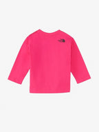 Baby L/S Small Square Logo Tee #MP [NTB32357]｜THE NORTH FACE【Outlet_40】