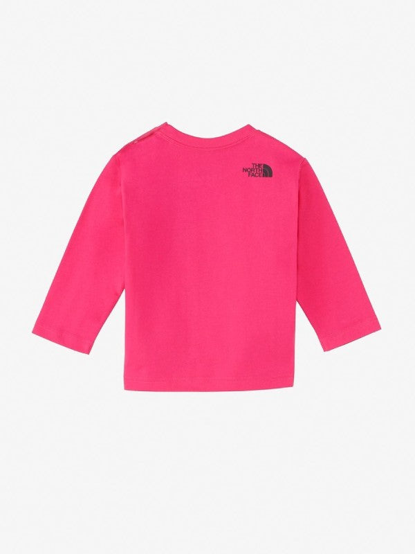 Baby L/S Small Square Logo Tee #MP [NTB32357]｜THE NORTH FACE【Outlet_40】