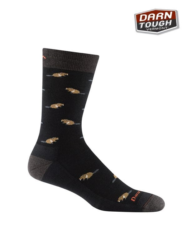 Sawtooth Crew Lightweight with Cushion #Black [19446107001]｜DARN TOUGH