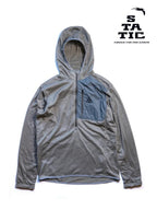 ADRIFT HALF ZIP HOODY #Mineral｜STATIC