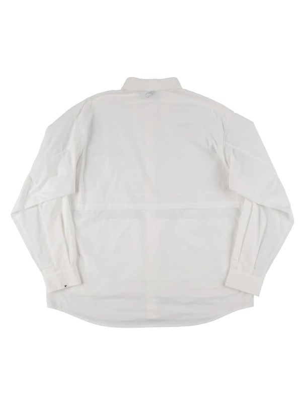 HIKE&BIKE CAVE TYPEWRITER BIG SHIRT #WHITE [PS231005]｜PAPERSKY WEAR