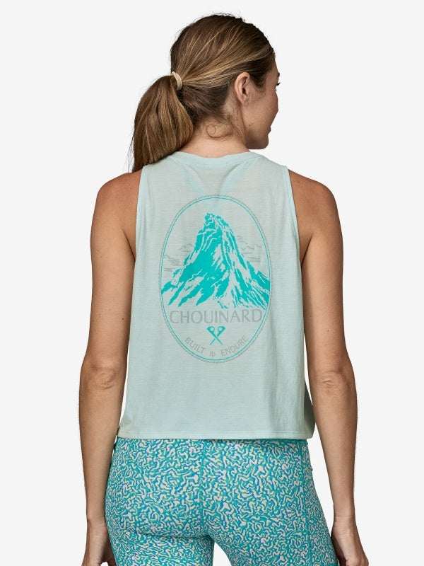 Women's Cap Cool Trail Cropped Tank #CHWI [24460]｜patagonia