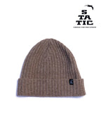 YAK BASIC KNIT CAP #Undyed Mocha [103023]｜STATIC