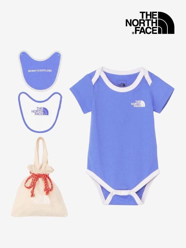 BABY S/S ROMPE 2P BIB #SO [NTB12354]｜THE NORTH FACE【Outlet_40】