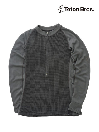 Axio Hybrid T-Neck #Gray [TB223-54010] ｜Teton Bros.