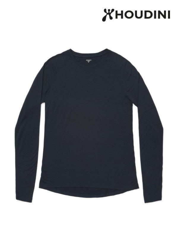 Women’s Desoli Light Crew #Blue Illusion [840030]｜HOUDINI