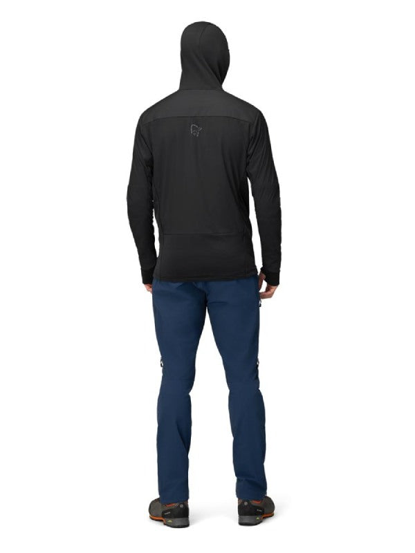 falketind Alpha90 insulated Zip Hood #Caviar [1803-23]｜Norrona