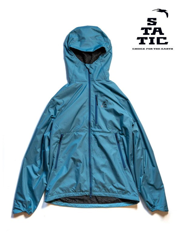 ADRIFT HOODY FULL SHELL #Smoke Blue [103923]｜STATIC
