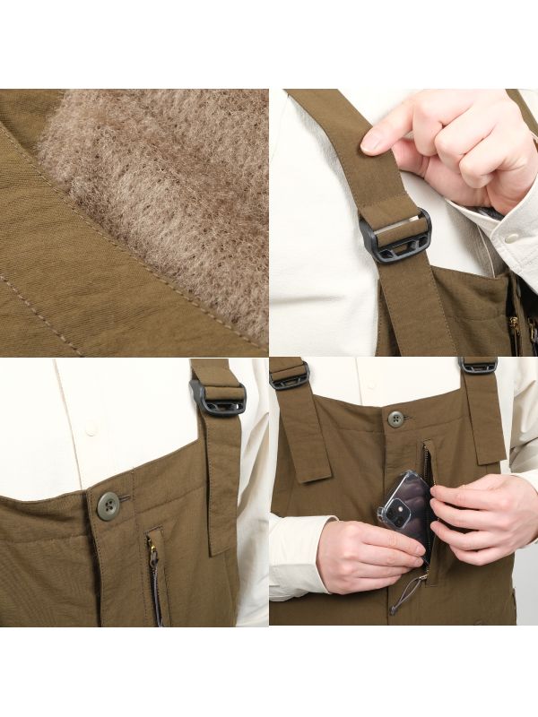 オクタライニングのオーバーオール #センザイチャ [22022]｜AXESQUIN