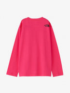 Kid's L/S Small Square Logo Tee #MP [NTJ32357]｜THE NORTH FACE