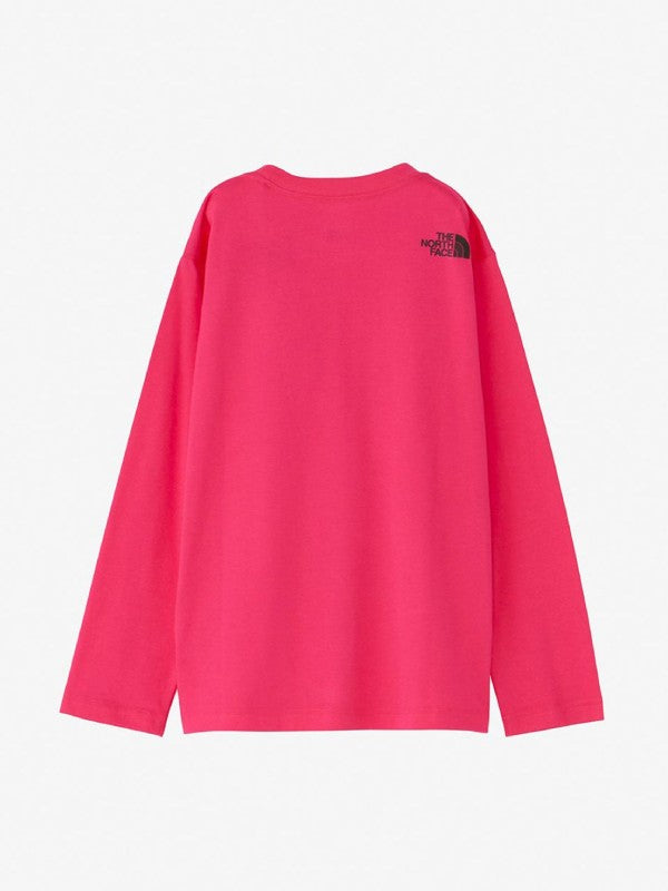 Kid's L/S Small Square Logo Tee #MP [NTJ32357]｜THE NORTH FACE