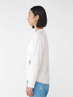 Women's power dry jersey raglan  LS T #031/off white [4164134]｜and wander