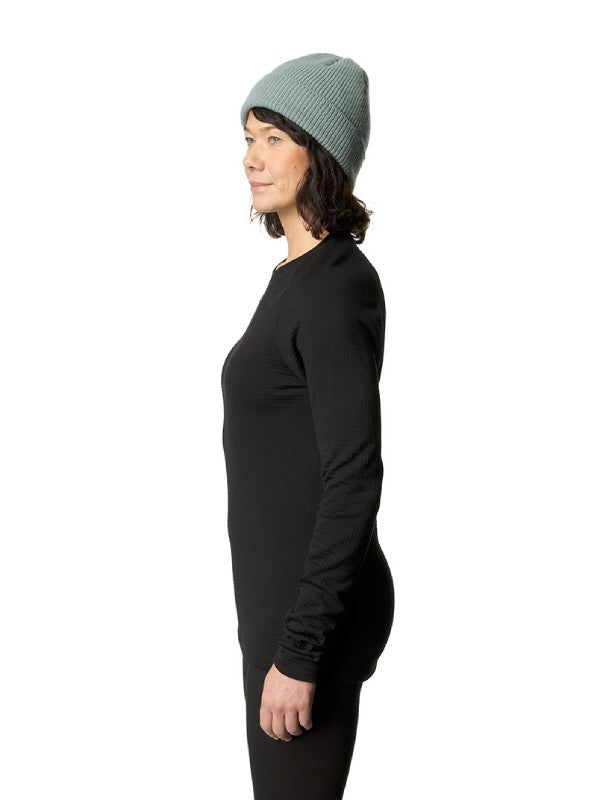 Women's Desoli Thermal Crew #True Black [840024]｜HOUDINI