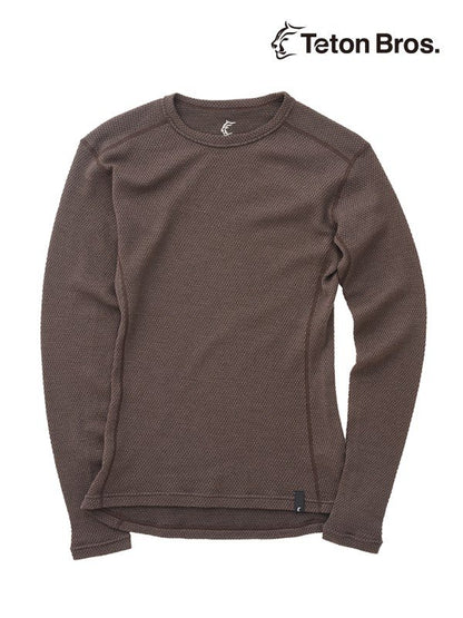 Women's MOB Wool L/S #Raven [TB223-68021] ｜Teton Bros.