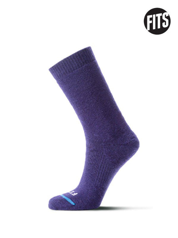 ミディアムハイカークルー #エッグプラント [F1001]｜FITS