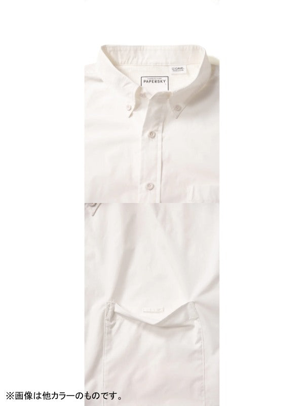 HIKE&BIKE CAVE TYPEWRITER BIG SHIRT #GRAYGE [PS231005]｜PAPERSKY WEAR