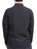 ソフトシェルフリースのプルオーバーシャツ #スミイロ [021056]｜AXESQUIN