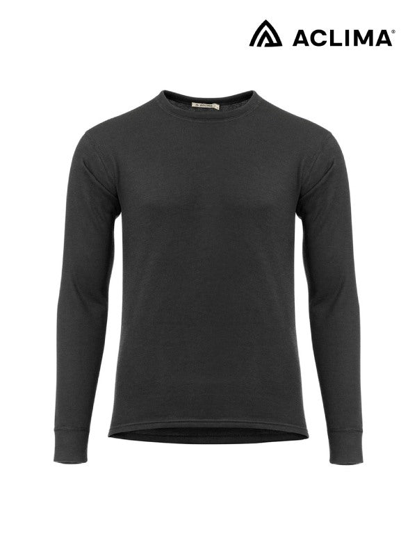 WoolTerry Crewneck [M] #Jet Black [108466]｜ACLIMA