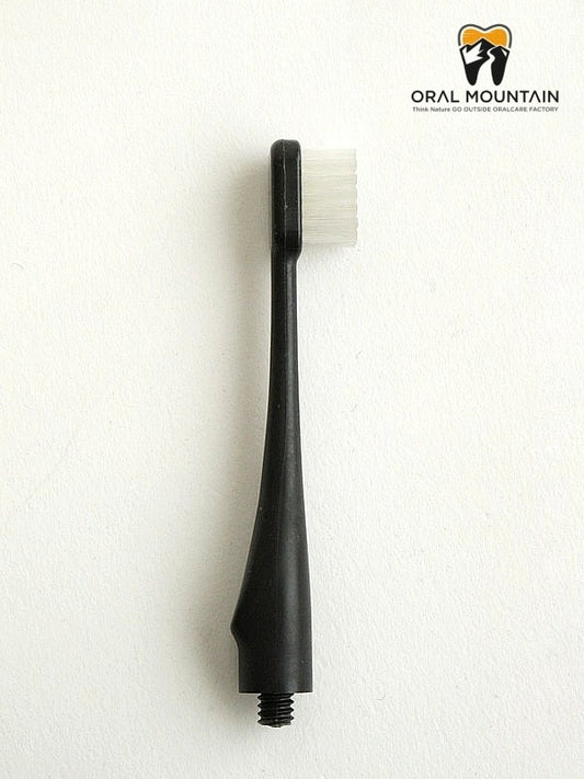 HEAD HYBRID BAMBOO Toothbrush #Black | ORAL MOUNTAIN